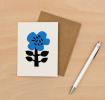 Small Astrid Flower Card
