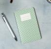 Small Green Abstract Notebook