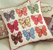 Patchwork  Butterflies Cushion