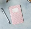 Small Pink Abstract Notebook