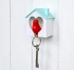 Bird Whistle Keyring And Holder
