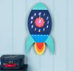 Spaceship Wooden Clock