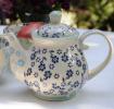 Stoneware Teapot Blue Jasmine