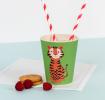 Teddy The Tiger Bamboo Beaker