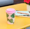 Tropical Palm Reusable Travel Mug