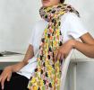 Tulip Bloom Cotton Scarf