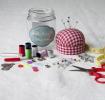 Vintage Crafts Jam Jar Sewing Kit