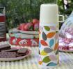 Vintage Ivy Flask And Cup