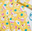 Vintage Pram Wrapping Paper (5 Sheets)