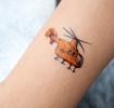 Set Of 2 Vintage Transport Temporary Tattoos