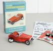 Make Your Own Wind Up Vintage Red Racing Car
