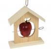 Wooden Apple Bird Feeder