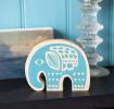 Wooden Elephant Ornament