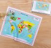 World Map Glasses Cleaning Cloth