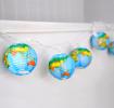 World Map Lights With British Standard 3 Pin Plug