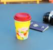 World Map Reusable Travel Mug