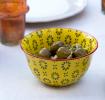 Yellow Daisy Stoneware Bowl