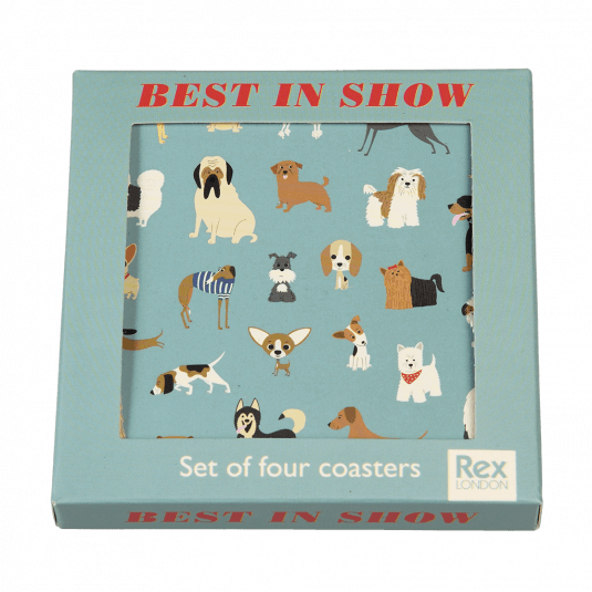 Best In Show coasters (set of 4) in box