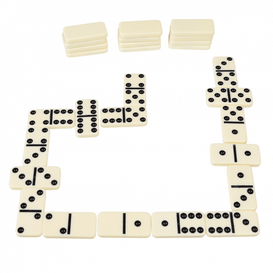 Wild Bear domino tiles in example game