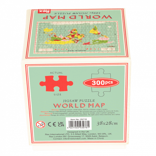 World Map 300 Piece Jigsaw Puzzle