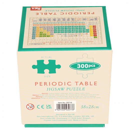 Periodic table 300 piece jigsaw puzzle