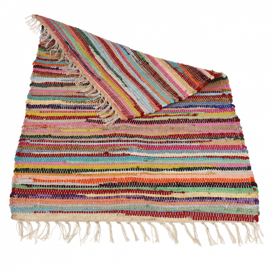 Recycled Rag Rug (90x60 Cm) ﻿Rex London