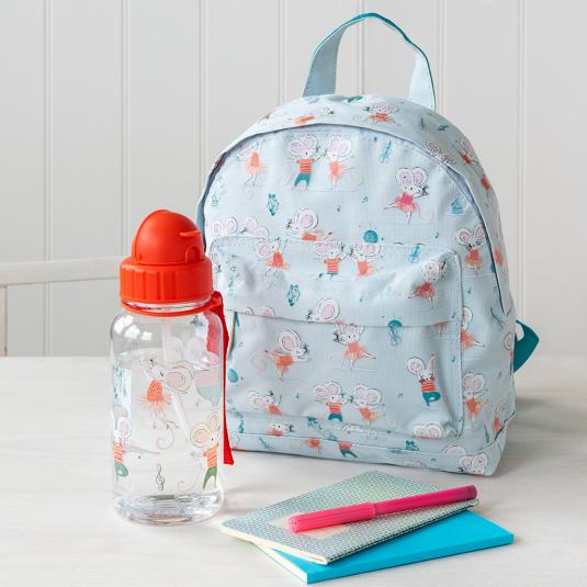 Mimi and Milo mini backpack with matching water bottle