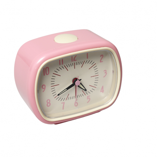 Pink Retro Alarm Clock Rex London Pink Retro Alarm Clock Rex London, Pink Alarm Clocks