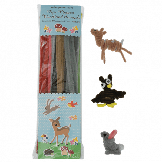 Woodland Animals Pipe Cleaner Set ﻿Rex London