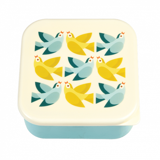 Love Birds Snack Boxes (set Of 3)