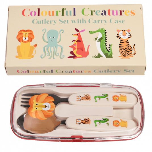 Colourful Creatures Cutlery Set
