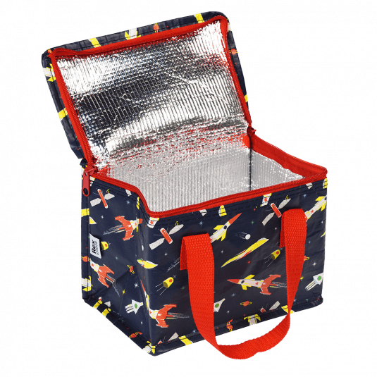 Space Age Rocket Lunch Bag