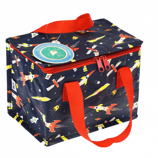 Space Age Rocket Lunch Bag