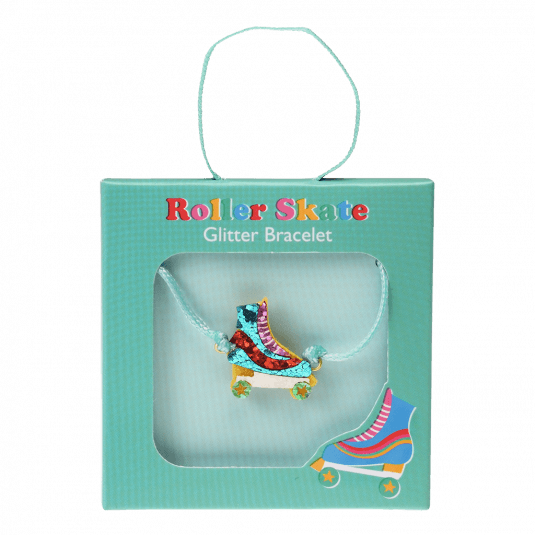 Roller Skate Glitter Bracelet