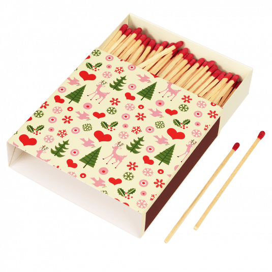 50s Christmas Box Of Long Matches