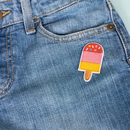 Iron On Ice Lolly Patch