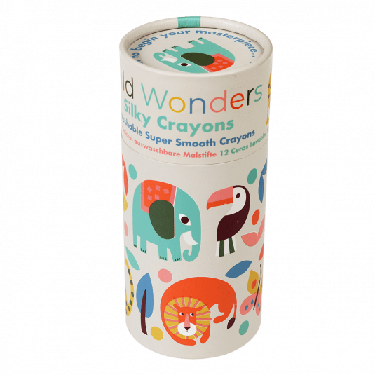 Wild Wonders Silky Crayons (set Of 12)