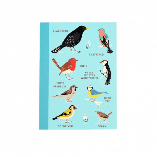 Garden Birds A6 Notebook