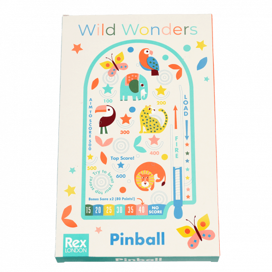 Wild Wonders pinball game box front