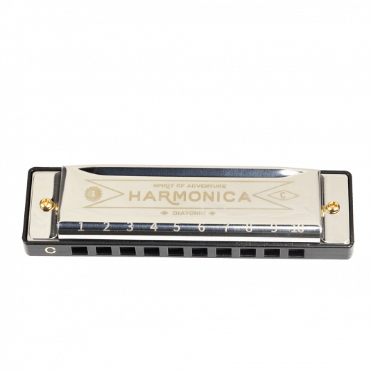 Metal and plastic harmonica