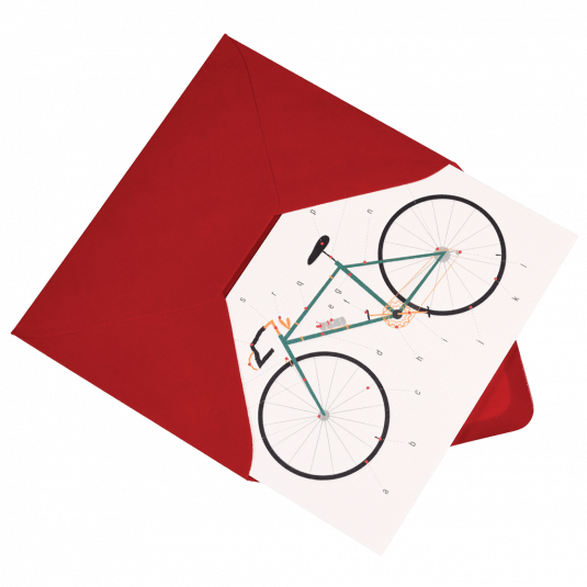 Anatomy Of A Bicycle Card
