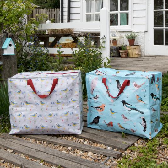 Garden Birds Design Jumbo Storage Bag