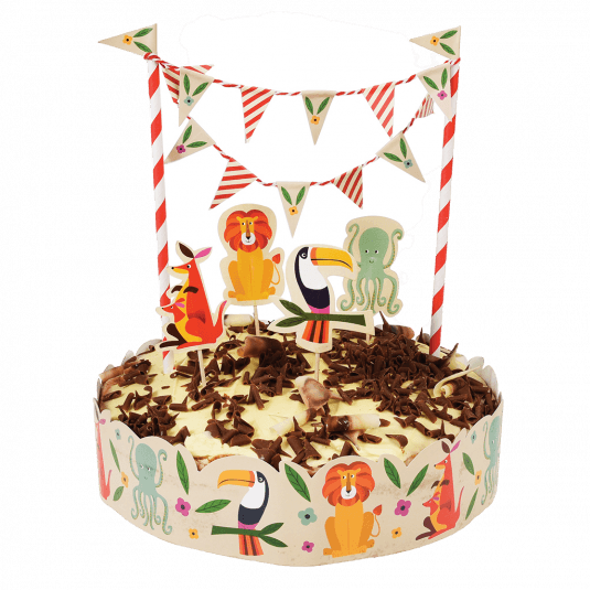 Colourful Creatures Cake Bunting