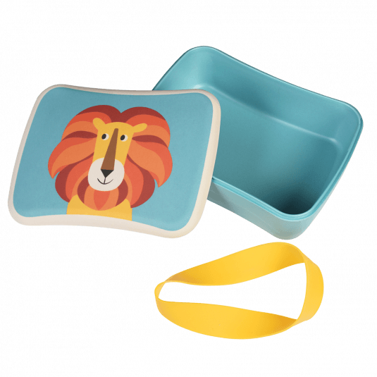 Charlie The Lion Kids Bamboo Lunch Box