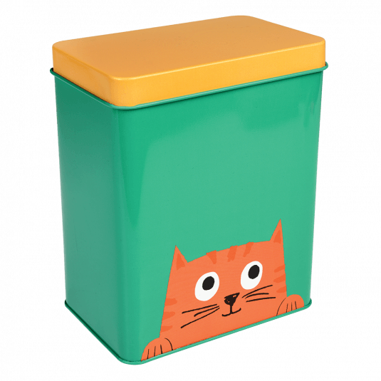 Chester The Cat Pet Food Tin ﻿Rex London