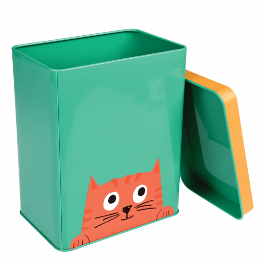 Chester The Cat Pet Food Tin ﻿Rex London