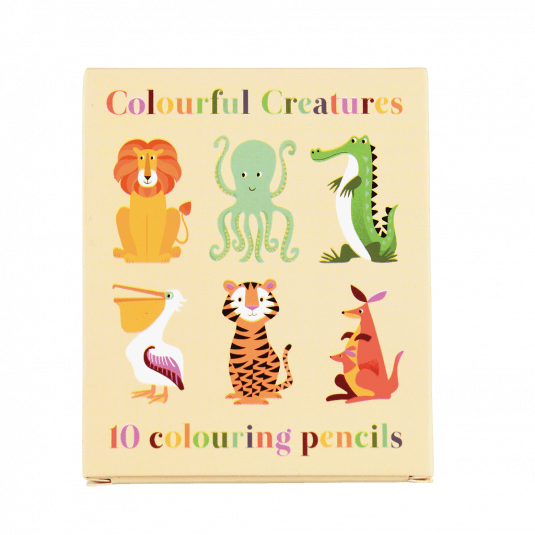 Colourful Creatures Colouring Pencils (set Of 10)
