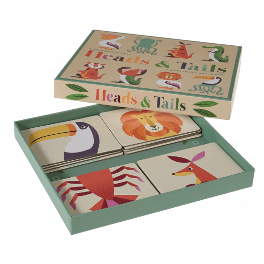 Colourful Creatures Heads And Tails Game ﻿Rex London