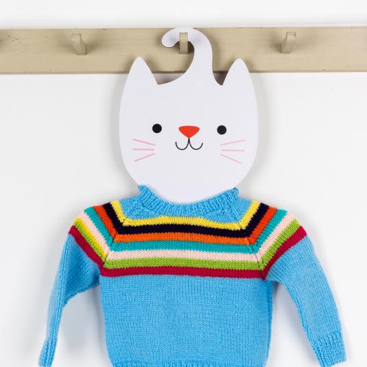 Cookie The Cat Clothes Hanger ﻿Rex London