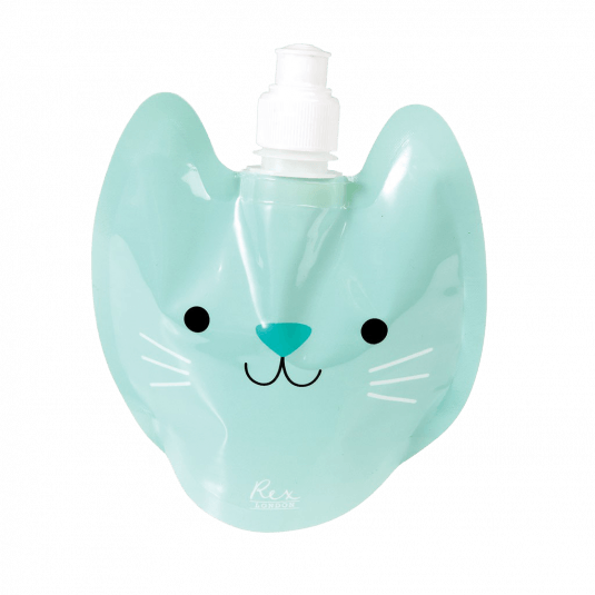 Cookie The Cat Folding Water Bottle